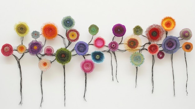 Rukou vyšívaný obrázok